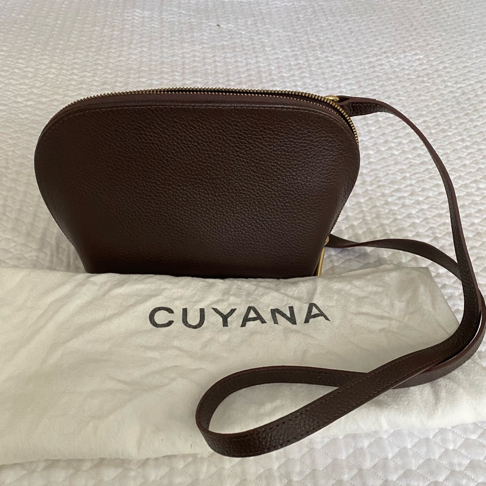 Brown Cuyana Like New Crossbody Bag